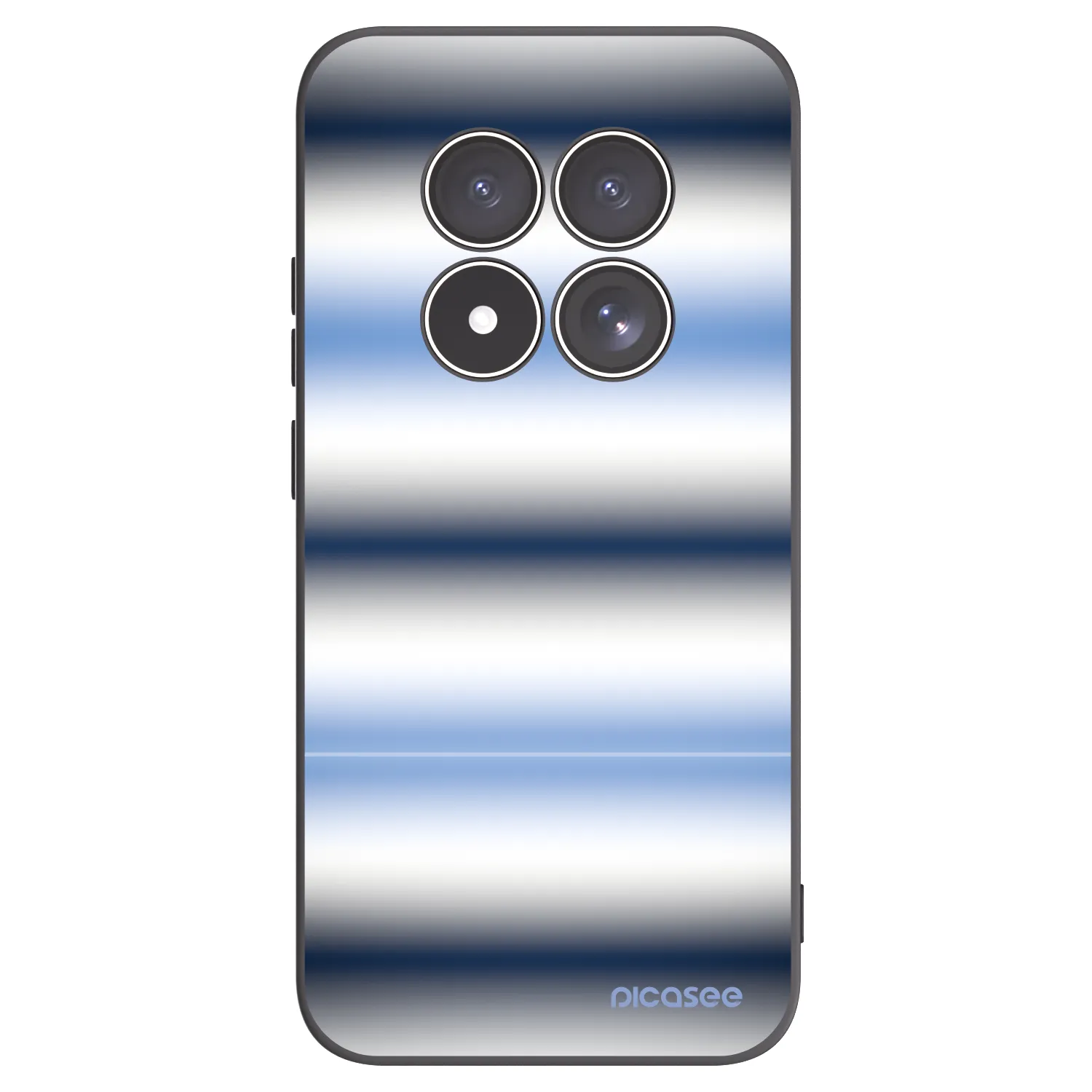 Picasee Xiaomi Redmi Note 15 Pro 5G Hülle - Schwarzes Silikon - Static Lines