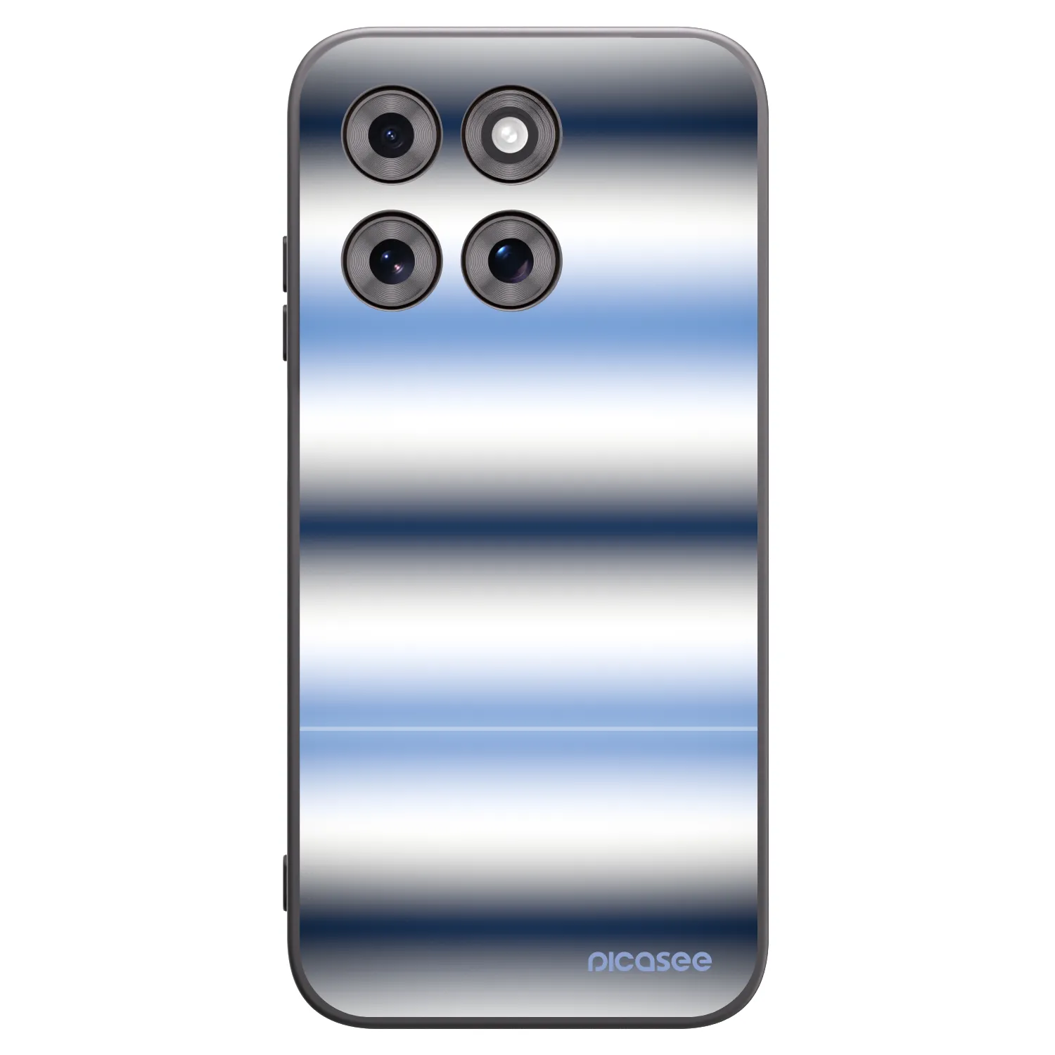 Picasee Motorola Moto G77 Hülle - Schwarzes Silikon - Static Lines