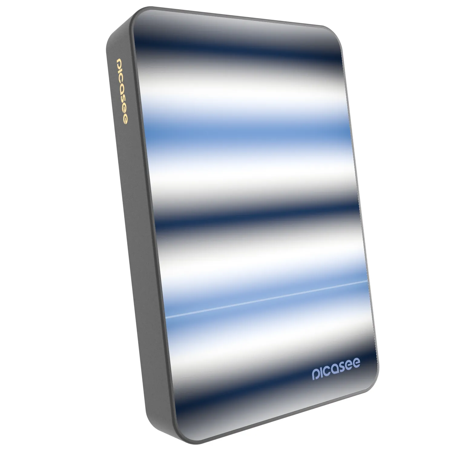 Picasee Powerbank mit MagSafe 10 000 mAh Grau - Static Lines
