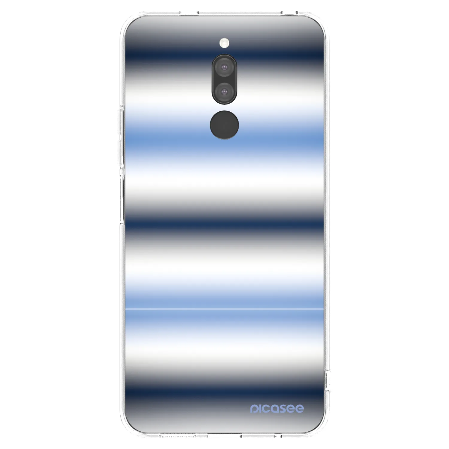 Picasee Xiaomi Redmi 8 Hülle - Transparentes Silikon - Static Lines