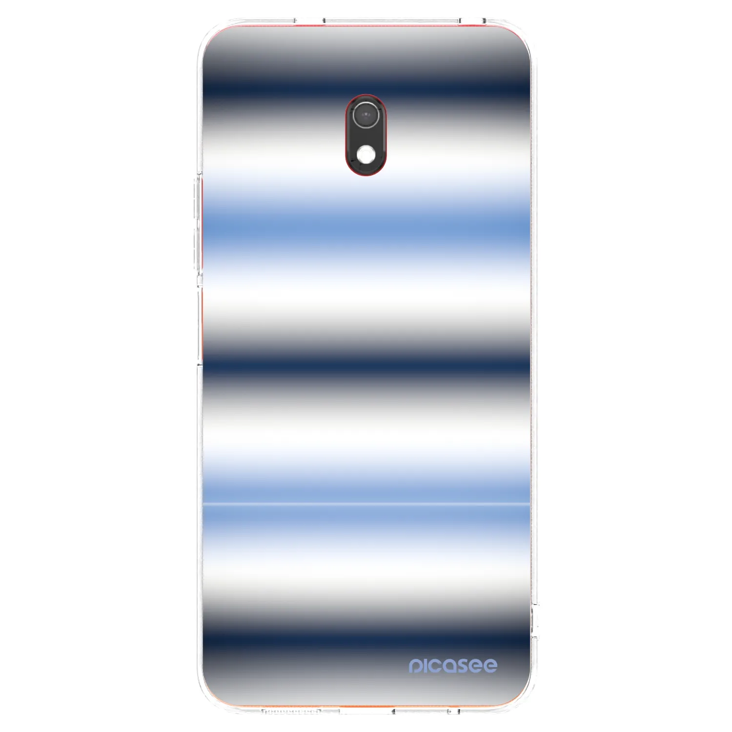 Picasee Xiaomi Redmi 8A Hülle - Transparentes Silikon - Static Lines