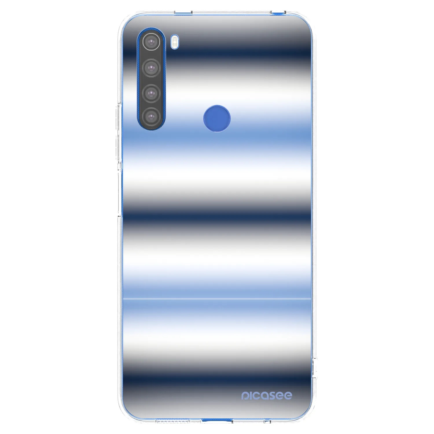 Picasee Xiaomi Redmi Note 8T Hülle - Transparentes Silikon - Static Lines