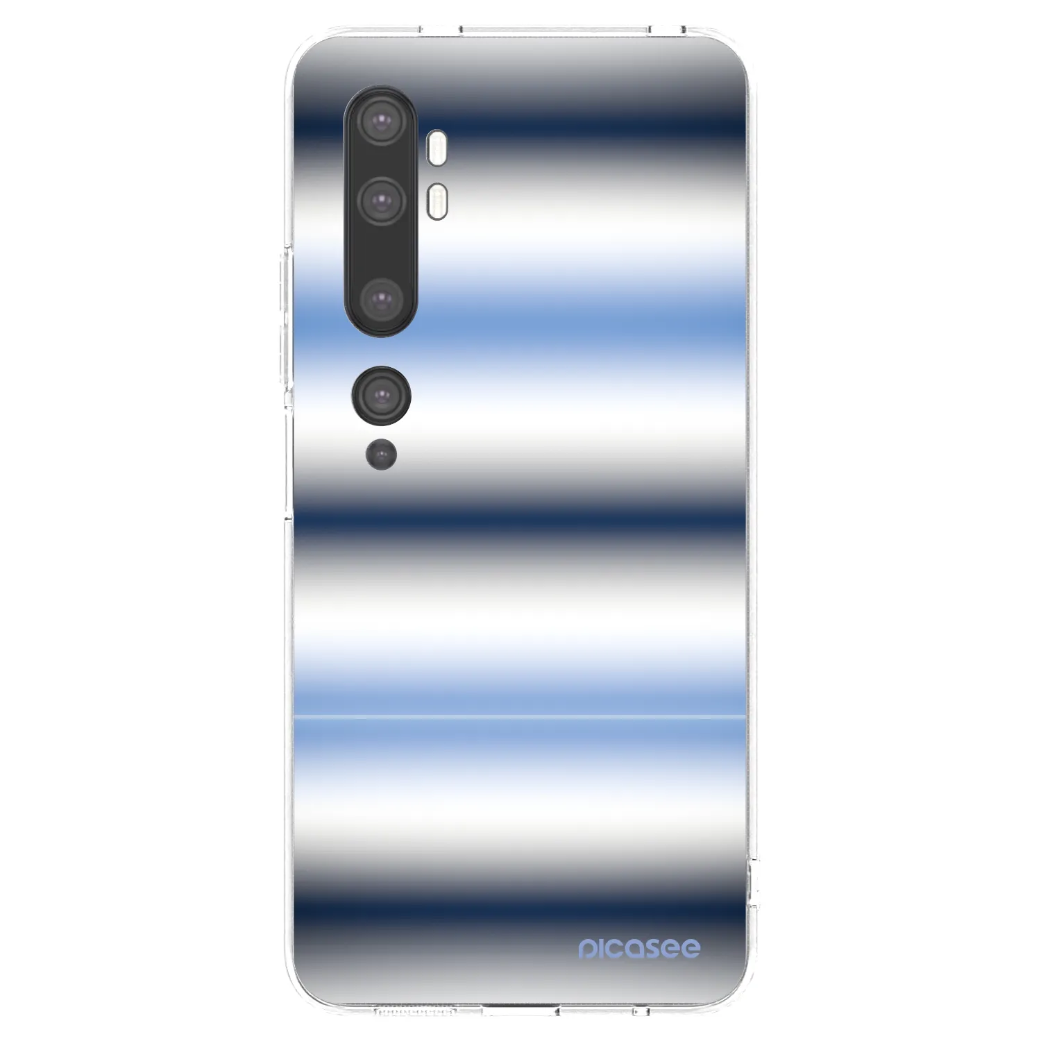 Picasee Xiaomi Mi Note 10 (Pro) Hülle - Transparentes Silikon - Static Lines