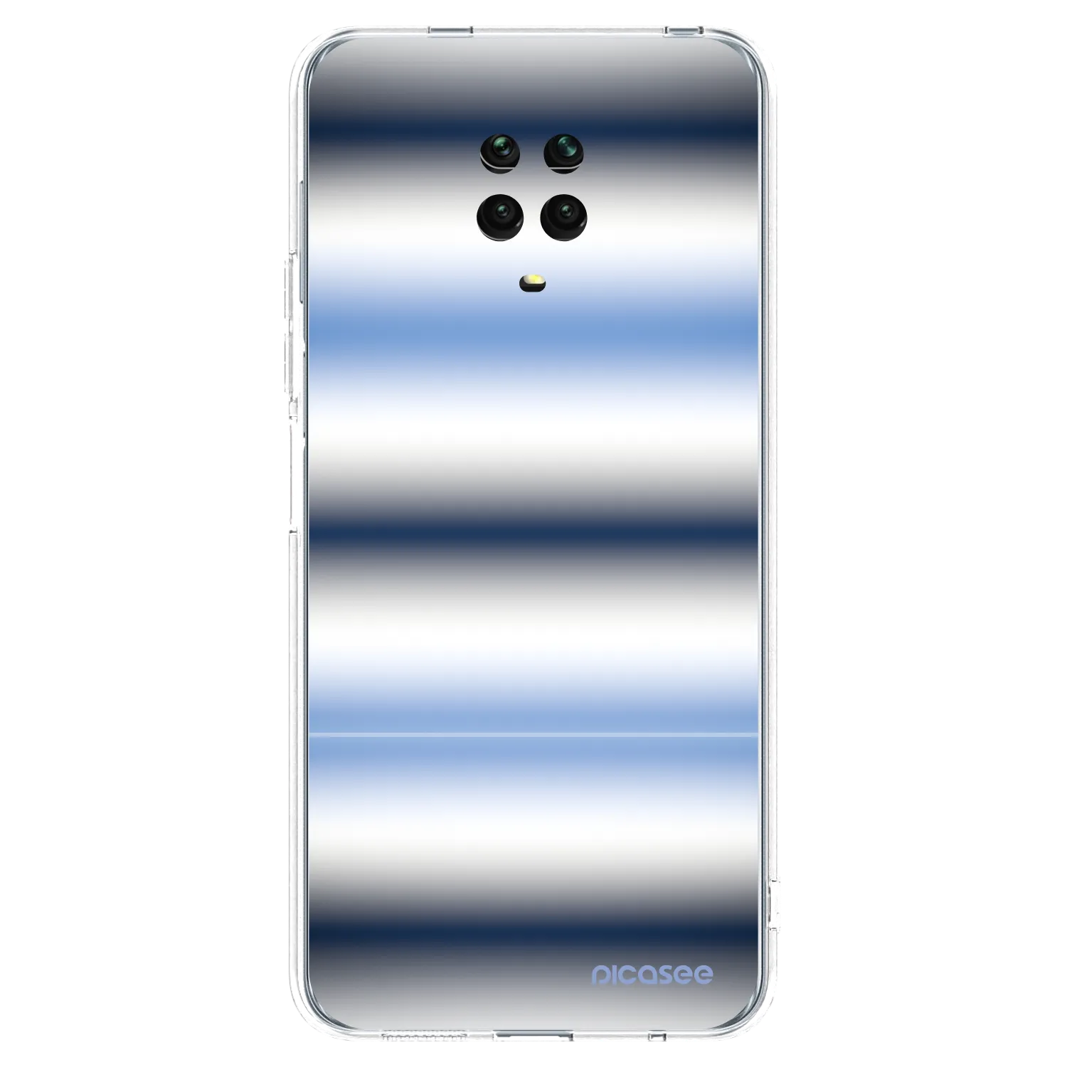 Picasee Xiaomi Redmi Note 9 Pro Hülle - Transparentes Silikon - Static Lines