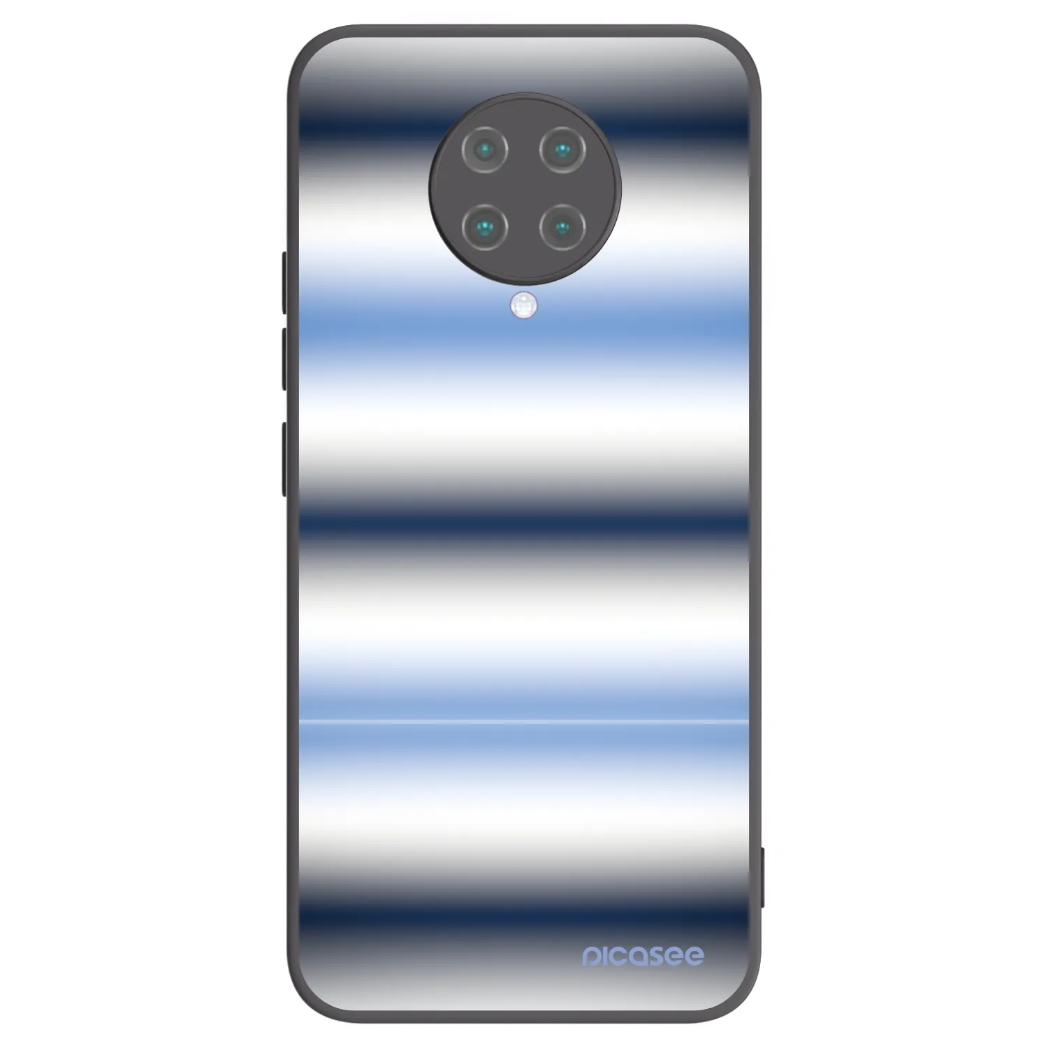 Picasee Xiaomi Poco F2 Pro Hülle - Schwarzes Silikon - Static Lines