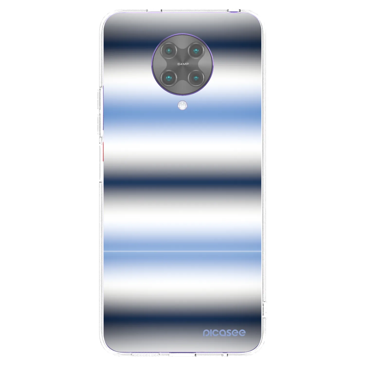 Picasee Xiaomi Poco F2 Pro Hülle - Transparentes Silikon - Static Lines