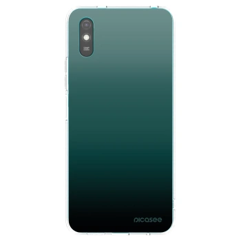 Picasee Xiaomi Redmi 9A Hülle - Transparentes Silikon - Verdant Fade