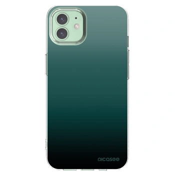 Picasee Apple iPhone 12 Hülle - Transparentes Silikon - Verdant Fade