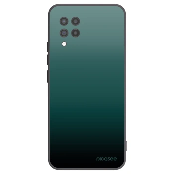 Picasee Samsung Galaxy A42 A426B Hülle - Schwarzes Silikon - Verdant Fade