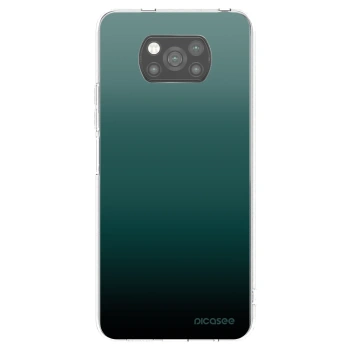 Picasee Xiaomi Poco X3 Pro Hülle - Schwarzes Silikon - Verdant Fade