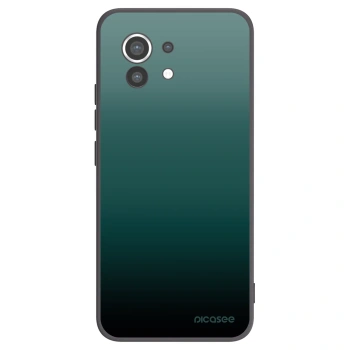 Picasee Xiaomi Mi 11 Hülle - Schwarzes Silikon - Verdant Fade