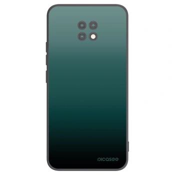 Picasee Xiaomi Redmi Note 9T Hülle - Schwarzes Silikon - Verdant Fade
