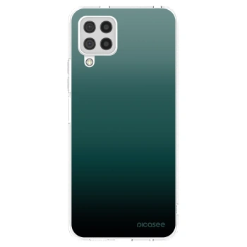Picasee Samsung Galaxy A22 A225F 4G Hülle - Transparentes Silikon - Verdant Fade