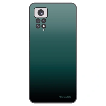 Picasee Xiaomi Redmi Note 11 Hülle - Schwarzes Silikon - Verdant Fade