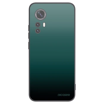 Picasee Xiaomi 12 Hülle - Schwarzes Silikon - Verdant Fade