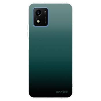 Picasee Vivo Y01 Hülle - Transparentes Silikon - Verdant Fade