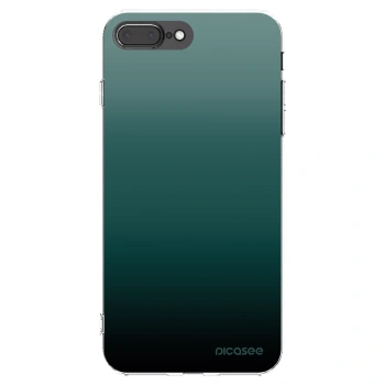 Picasee Apple iPhone 8 Plus Hülle - Transparentes Silikon - Verdant Fade