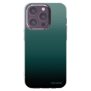 Picasee Apple iPhone 14 Pro Hülle - Transparentes Silikon - Verdant Fade