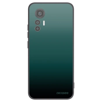 Picasee Xiaomi 12 Lite Hülle - Schwarzes Silikon - Verdant Fade