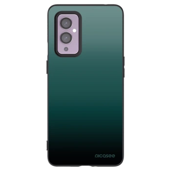 Picasee OnePlus 9 Hülle - Schwarzes Silikon - Verdant Fade