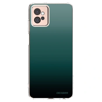 Picasee Motorola Moto G32 Hülle - Transparentes Silikon - Verdant Fade