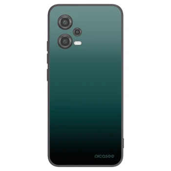 Picasee Xiaomi Poco X5 Hülle - Schwarzes Silikon - Verdant Fade