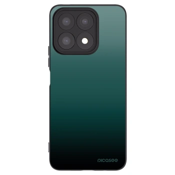 Picasee Honor X8a Hülle - Schwarzes Silikon - Verdant Fade