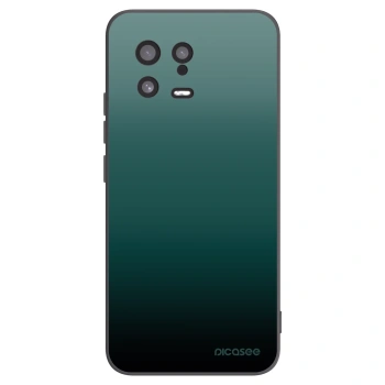 Picasee Xiaomi 13 Hülle - Schwarzes Silikon - Verdant Fade