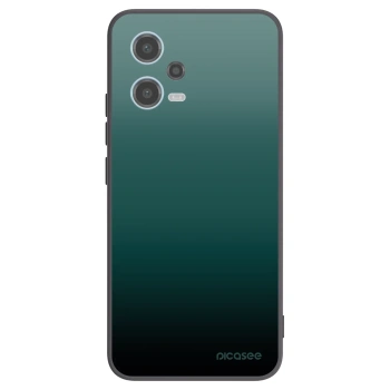 Picasee Xiaomi Redmi Note 12 5G Hülle - Schwarzes Silikon - Verdant Fade