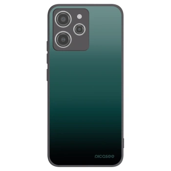 Picasee Xiaomi Redmi 12 4G Hülle - Schwarzes Silikon - Verdant Fade