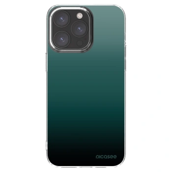 Picasee Apple iPhone 15 Pro Max Hülle - Transparentes Silikon - Verdant Fade