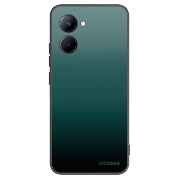 Picasee Realme C33 (2023) Hülle - Schwarzes Silikon - Verdant Fade