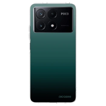 Picasee Xiaomi Poco X6 Pro Hülle - Transparentes Silikon - Verdant Fade