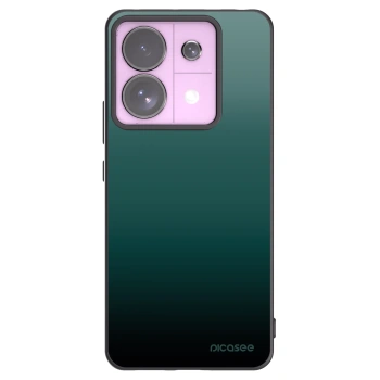Picasee Xiaomi Redmi Note 13 Pro 5G Hülle - Schwarzes Silikon - Verdant Fade