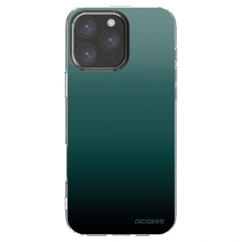 Picasee Apple iPhone 16 Pro Max Hülle - Transparentes Silikon - Verdant Fade