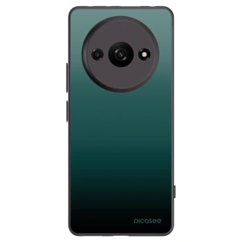 Picasee Xiaomi Redmi A3 Hülle - Schwarzes Silikon - Verdant Fade
