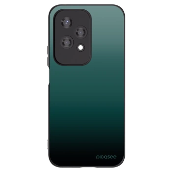 Picasee Honor 200 Lite Hülle - Schwarzes Silikon - Verdant Fade