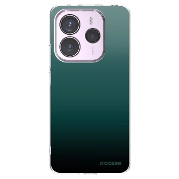 Picasee Xiaomi Redmi Note 14 5G Hülle - Transparentes Silikon - Verdant Fade