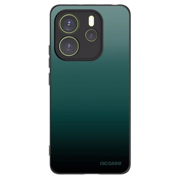 Picasee Xiaomi Redmi Note 14 4G Hülle - Schwarzes Silikon - Verdant Fade