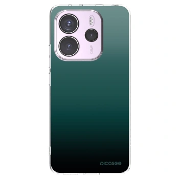Picasee Xiaomi Redmi Note 14 4G Hülle - Transparentes Silikon - Verdant Fade