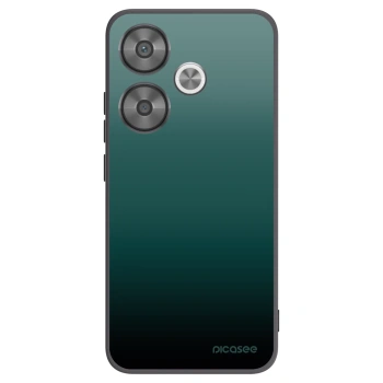 Picasee Xiaomi Poco F6 Hülle - Schwarzes Silikon - Verdant Fade