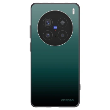 Picasee Vivo X200 Pro Hülle - Schwarzes Silikon - Verdant Fade
