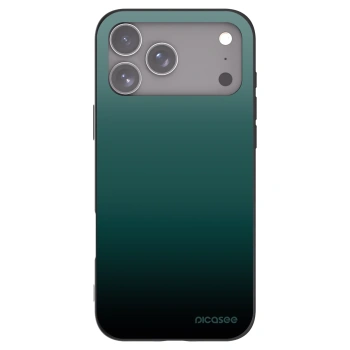 Picasee Apple iPhone 17 Pro Max Hülle - Schwarzes Silikon - Verdant Fade