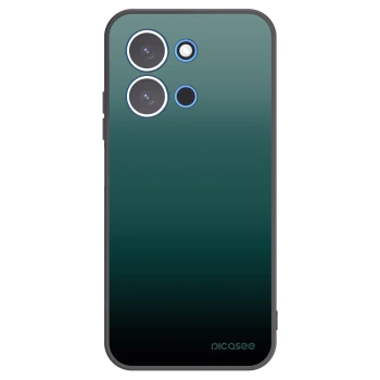 Picasee Xiaomi Redmi 15C 4G Hülle - Schwarzes Silikon - Verdant Fade