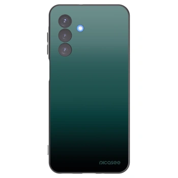 Picasee Samsung Galaxy A17 5G Hülle - Schwarzes Silikon - Verdant Fade