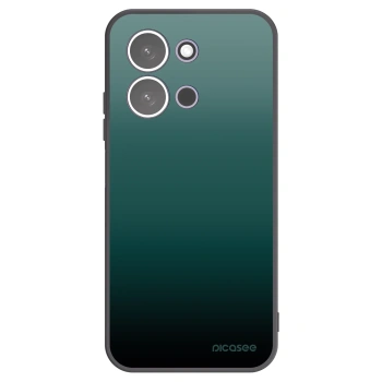 Picasee Xiaomi Redmi 15C 5G Hülle - Schwarzes Silikon - Verdant Fade