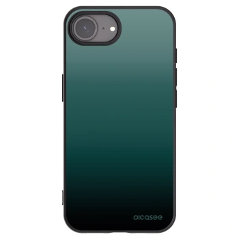 Picasee Apple iPhone 17e Hülle - Schwarzes Silikon - Verdant Fade