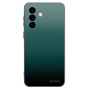 Picasee Samsung Galaxy A57 5G Hülle - Schwarzes Silikon - Verdant Fade