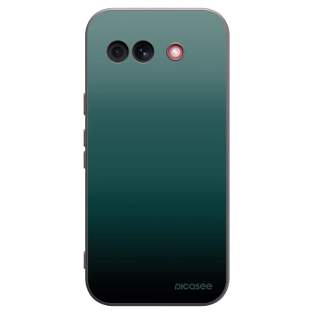 Picasee Google Pixel 10a Hülle - Schwarzes Silikon - Verdant Fade