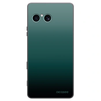 Picasee Sony Xperia 10 VII Hülle - Schwarzes Silikon - Verdant Fade